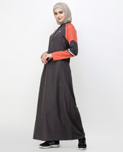 Shale Grey Angular Cut Jilbab