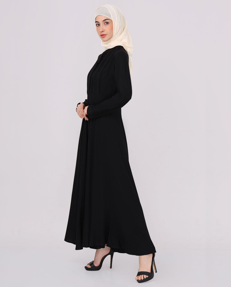 Black Beauty Embroidered Abaya