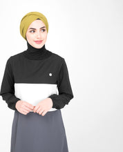 Classic Colour Block Jilbab