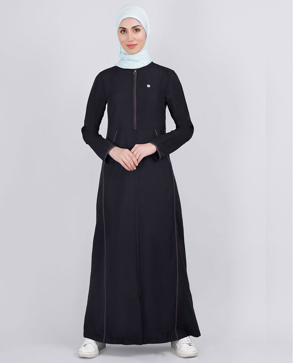 Smart Fashionista Black Jilbab