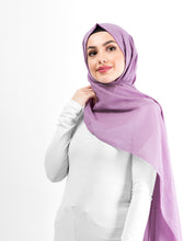 Dusty Lavender Cotton Voile Scarf