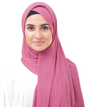 Honeysuckle Pink Viscose Jersey Scarf