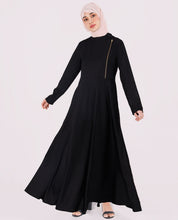 Touch Of Gold Deep Black Jilbab