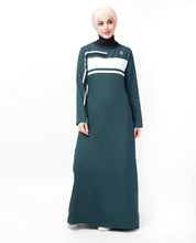 Deep Teal Sporty Abaya