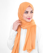 Tangerine Cotton Voile Scarf