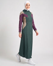 Olive Trail Detachable Hood Jilbab