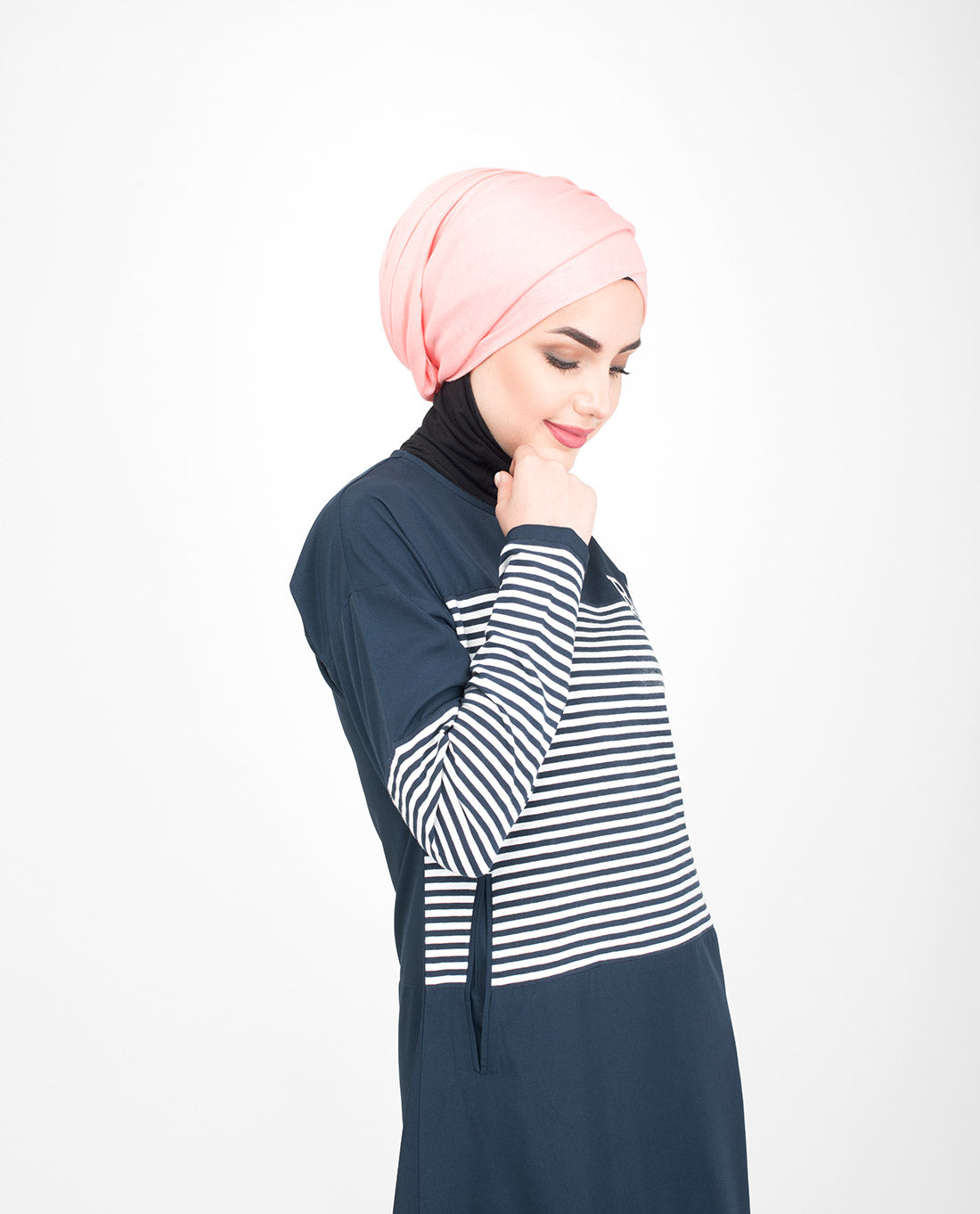 Nautical Striper Jilbab