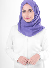 Purple Opulence Cotton Voile Scarf