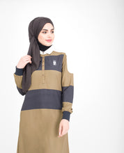 Brown Polo Jilbab