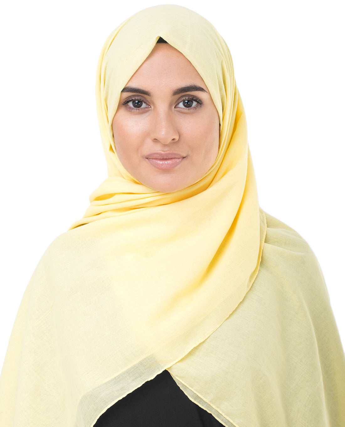 Lemon Grass Yellow Cotton Voile Scarf