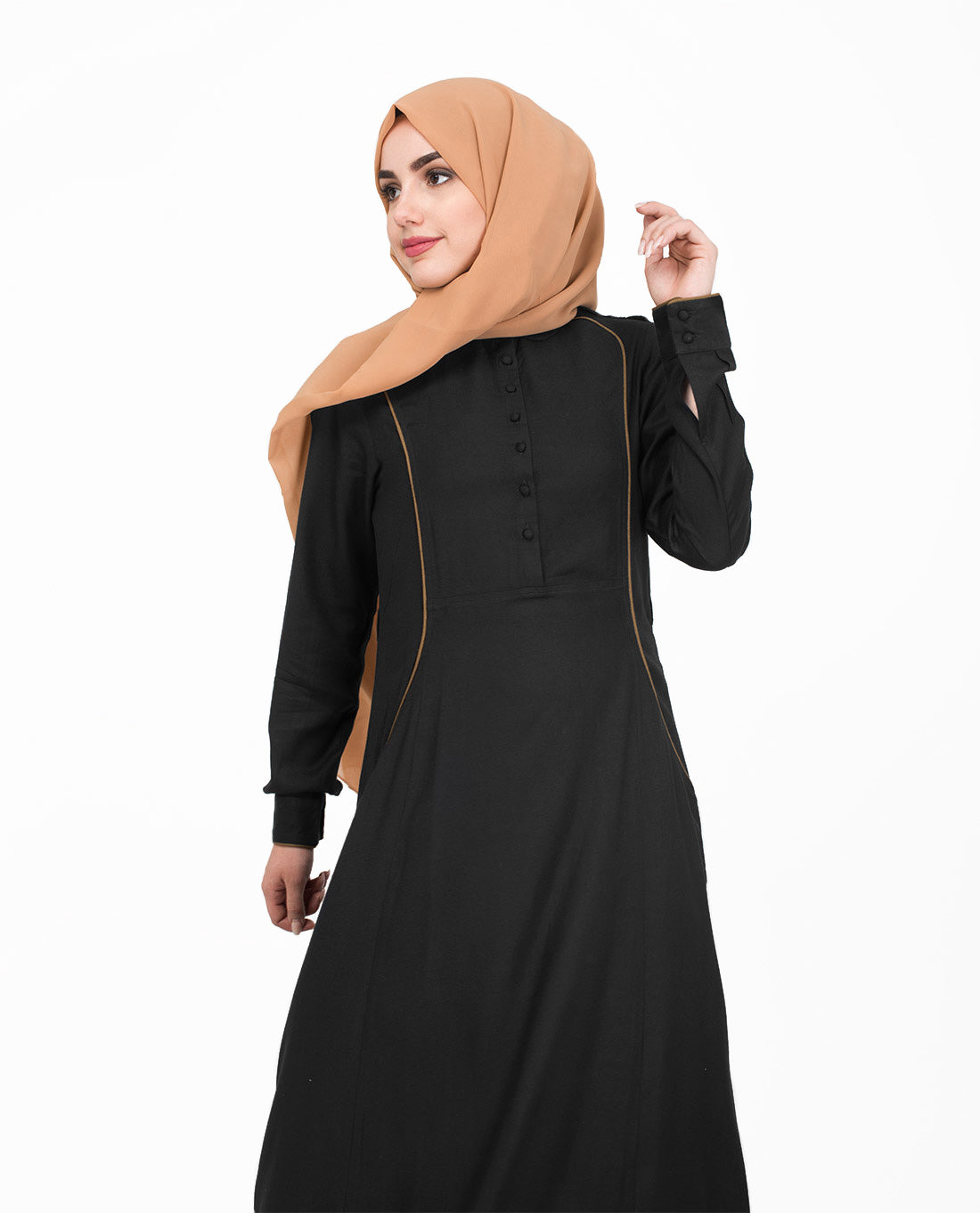 Urban Black Flared Jilbab