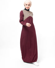 Maroon Casual Route Abaya