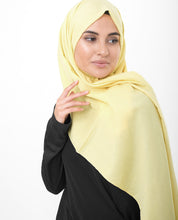 Lemonade Yellow Cotton Voile Scarf