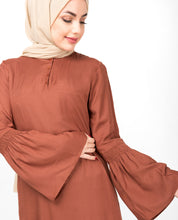 Flared Bell Sleeve Chutney Abaya