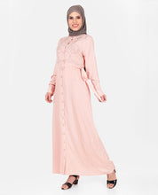 Floral Blush Rayon Abaya