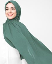 Deep Grass Green Viscose Jersey Scarf