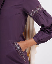 Perky Purple Rich Look Feminine Jilbab