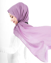 Dusty Lavender Cotton Voile Scarf