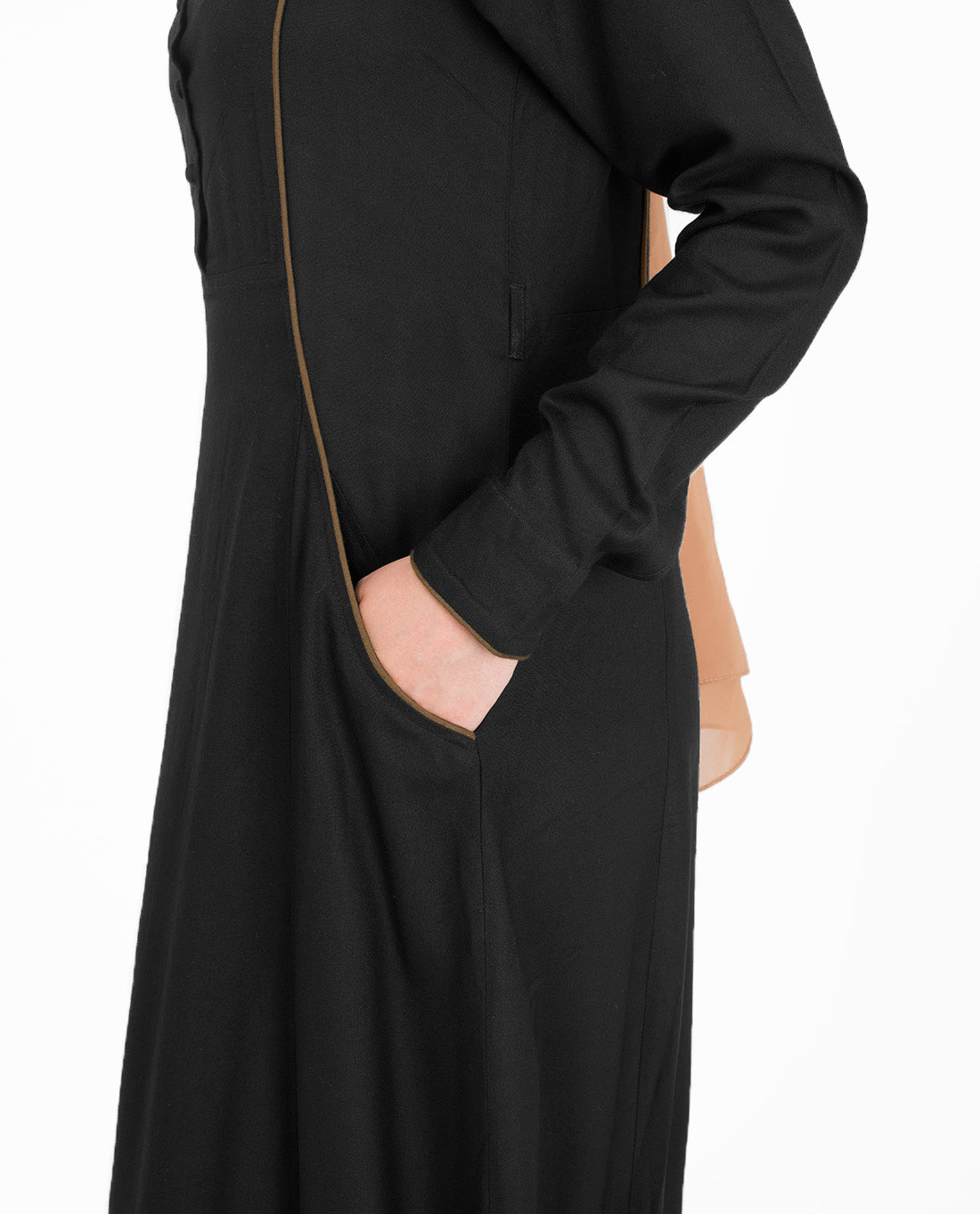 Urban Black Flared Jilbab