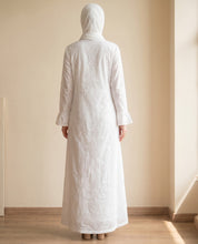 Delicate Eyelet Cotton Pilgrimage Gown