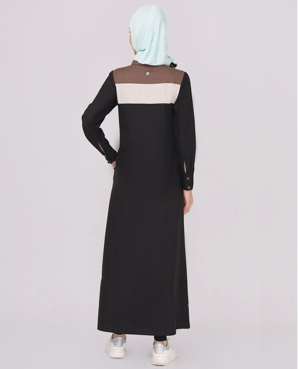 Smart Look Patch Pockets Jilbab