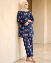 Navy Blush Rayon Co-ord Set