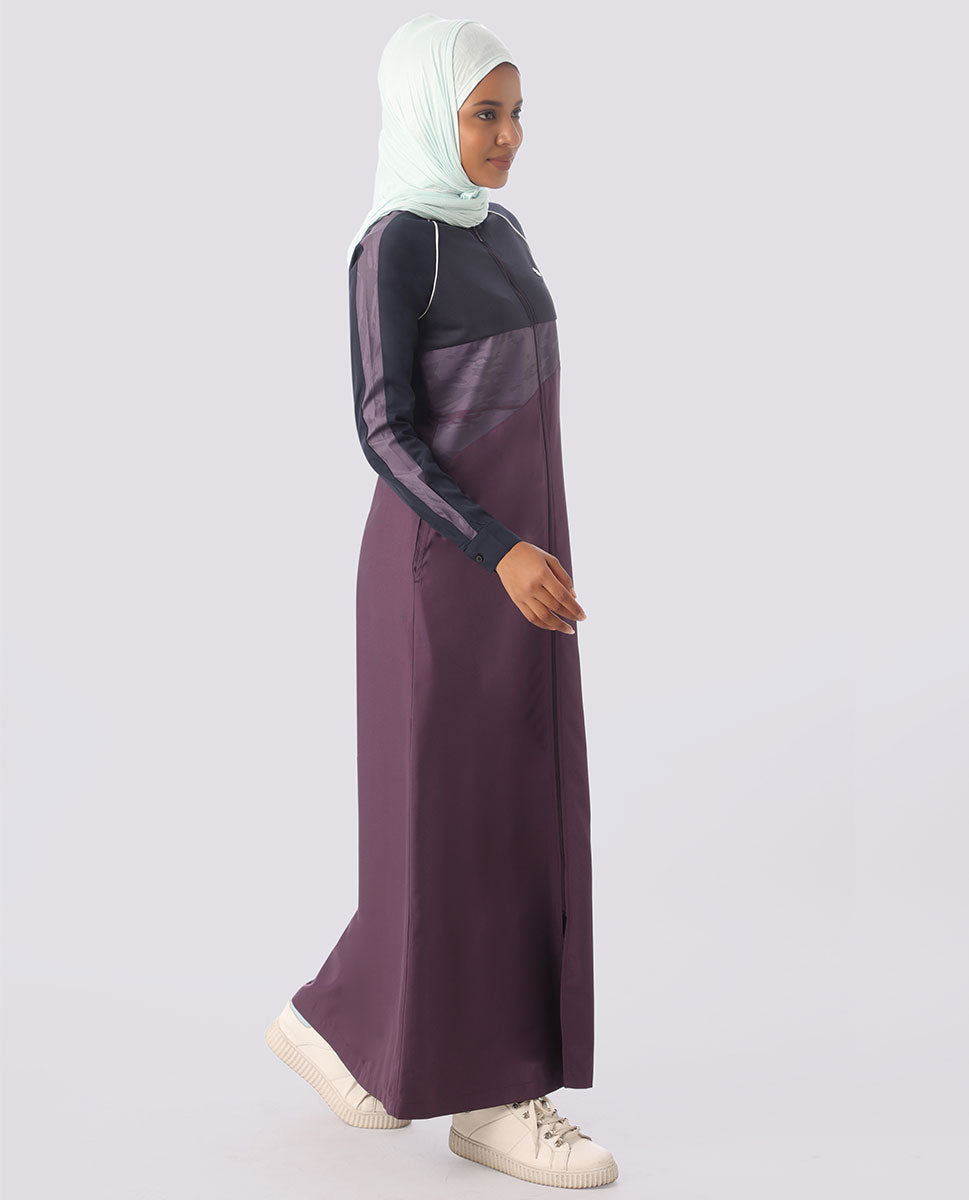 Mulberry love Full Front Open Jilbab