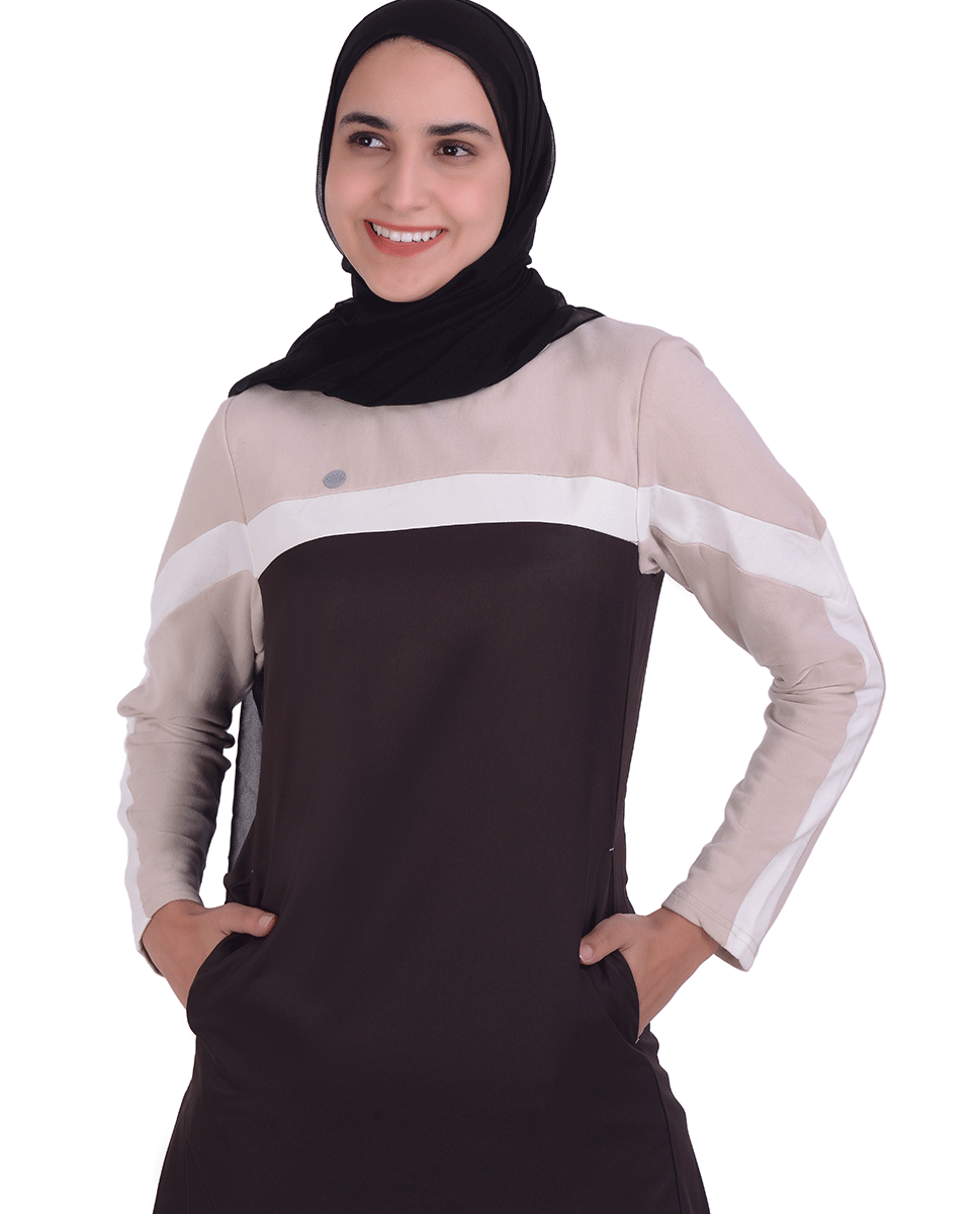 Coffee & Cream Sporty Jilbab