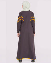 Shale Contrast Stripes Jilbab