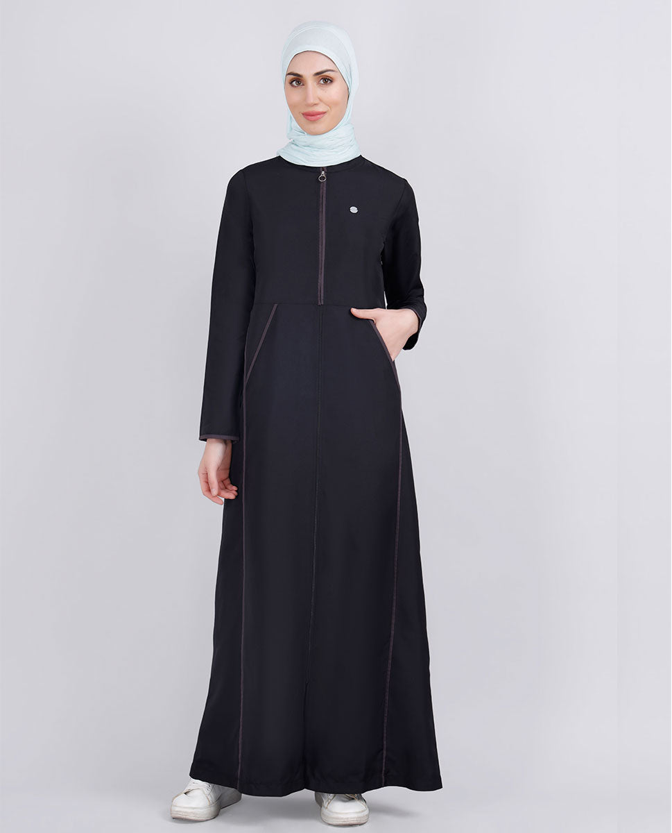 Smart Fashionista Black Jilbab