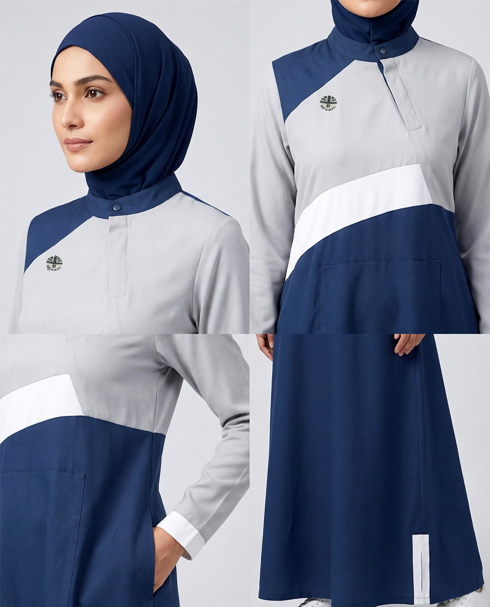 Navy Slate Urban Jilbab
