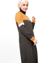 Sunflower Dropped Shoulder Abaya