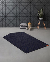 Geometric denim arch-shaped prayer mat rug2