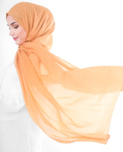 Tangerine Cotton Voile Scarf