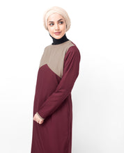 Maroon Casual Route Abaya