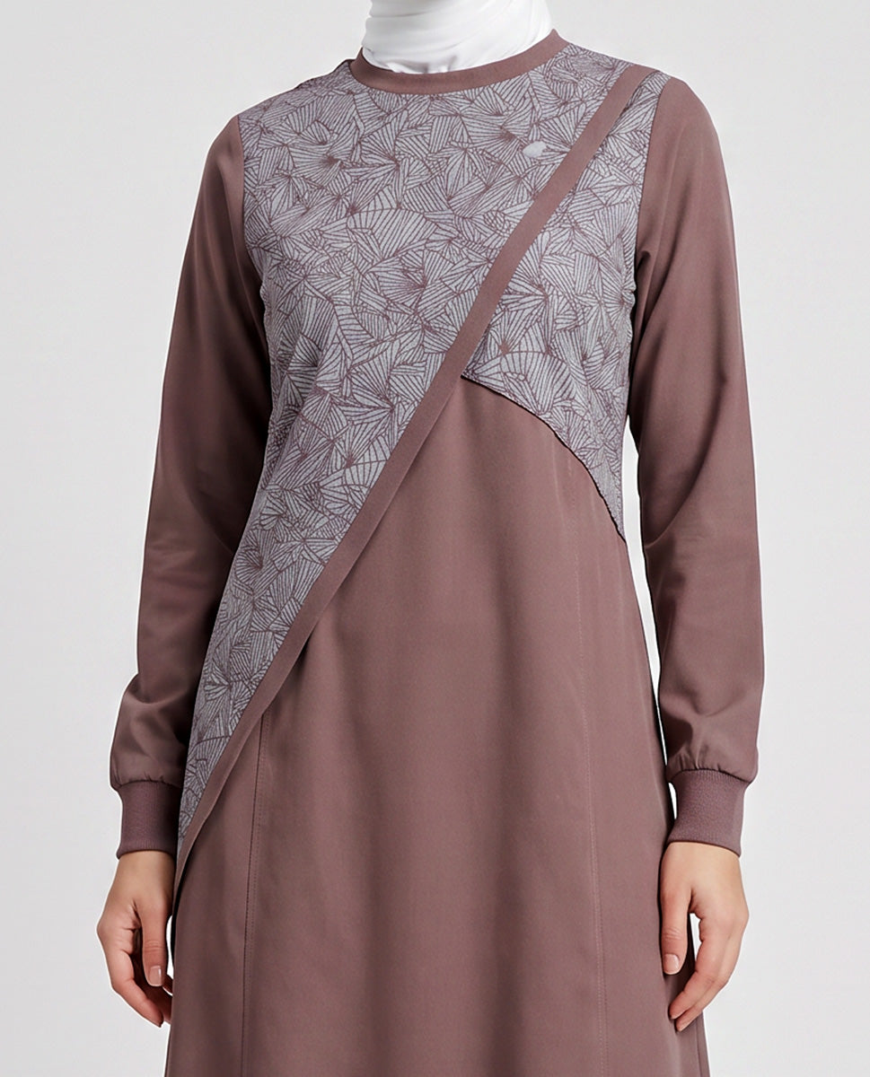 Urban Fashionista Color Contrast Jilbab