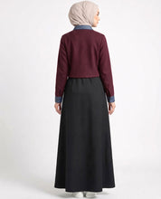 Urban Layered Contrast Color Winter Jilbab