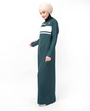 Deep Teal Sporty Abaya