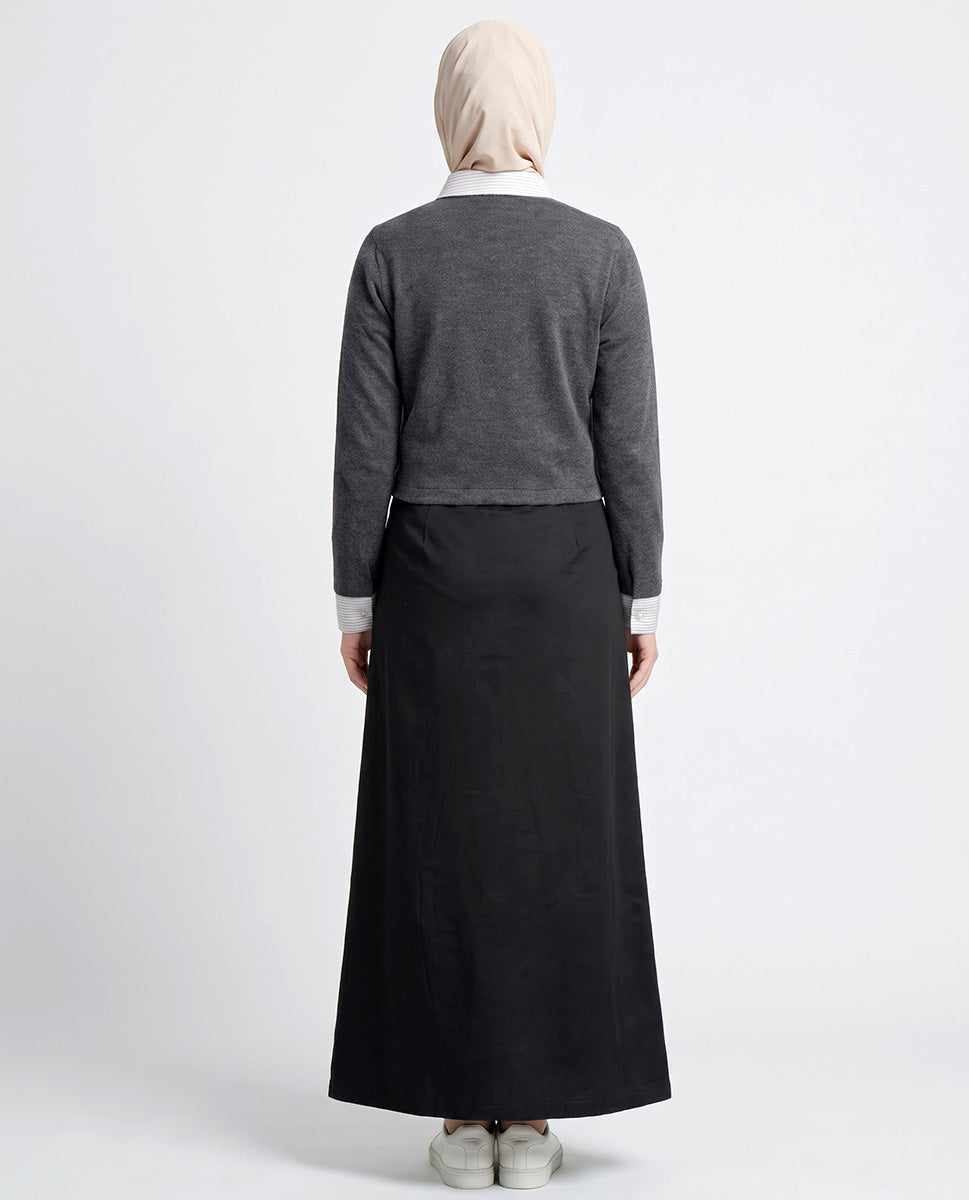 Urban Luxe Textured  Winter Jilbab