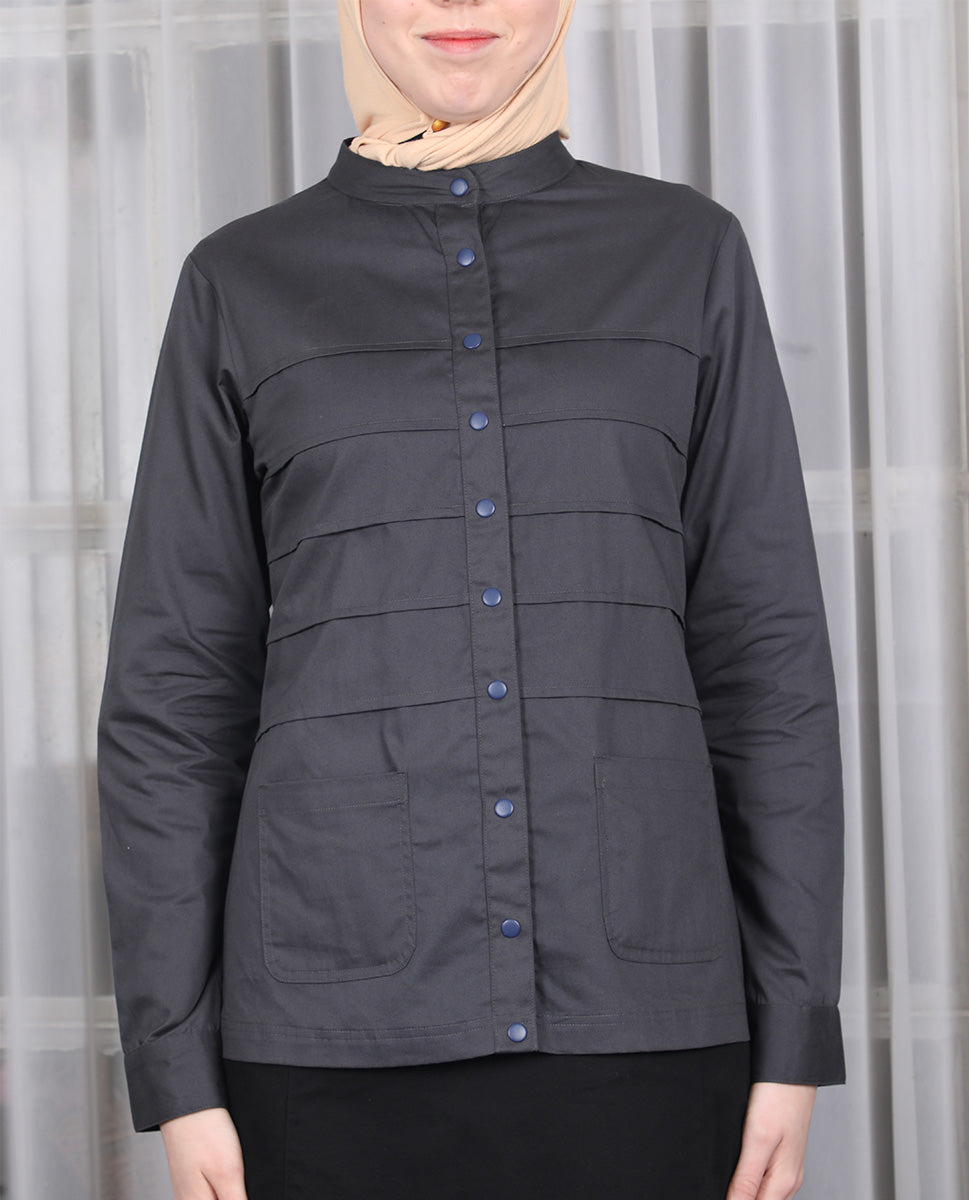 Urban Fashionista Mock Jacket Jilbab