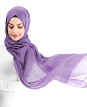 Bright Violet Viscose Woven Scarf