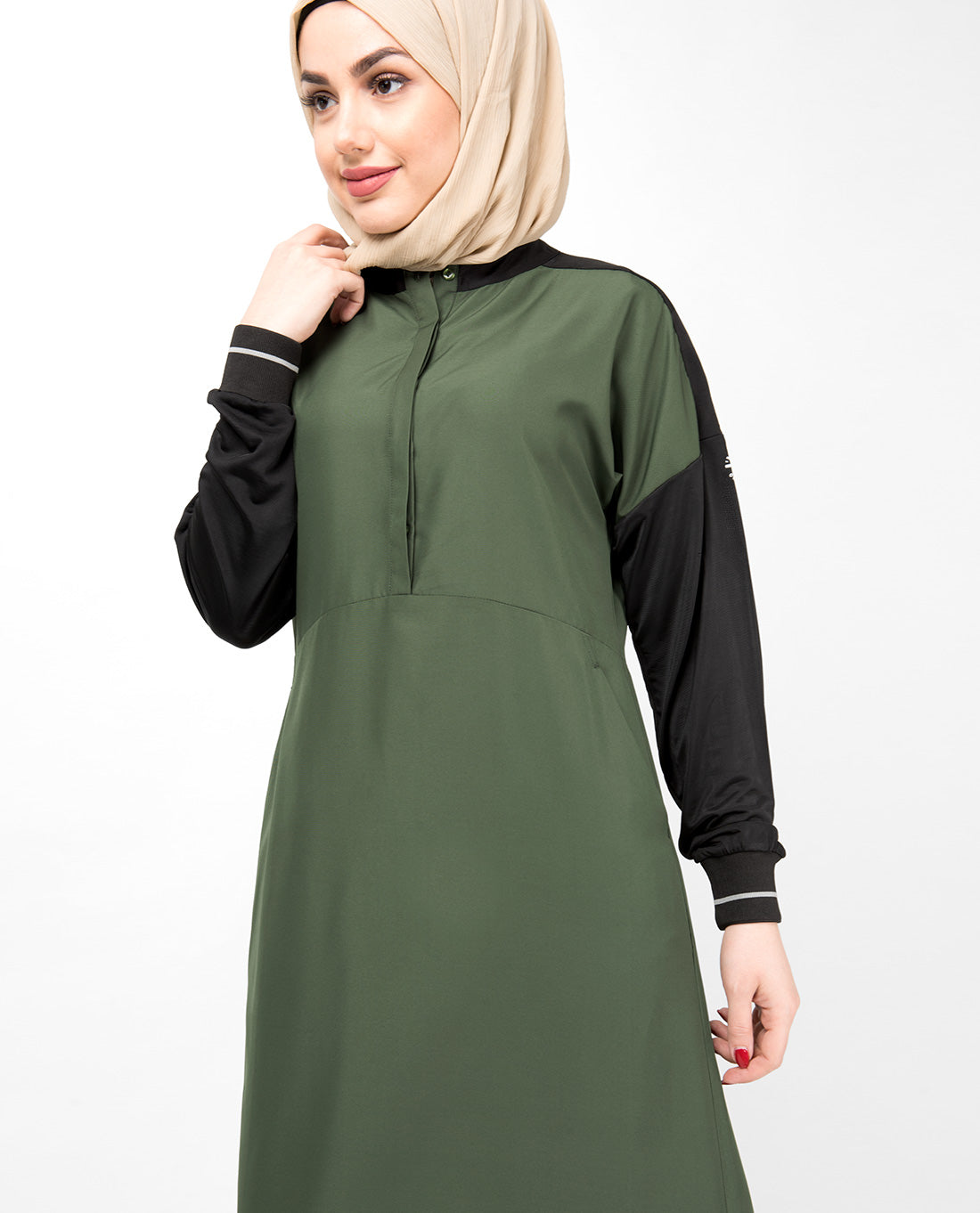 Cypress Green Drop Shoulder Jilbab