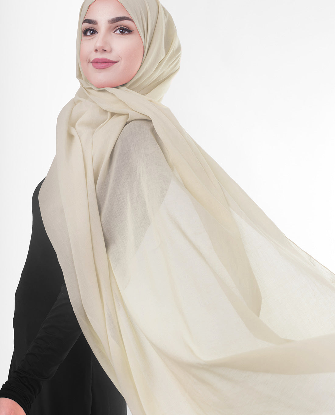 Sandshell Viscose Woven Scarf