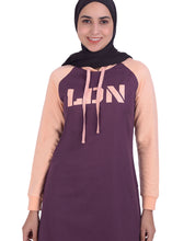 Plum LDN Print Hoody