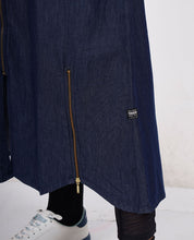 Smart Look  Mock Jacket Denim Jilbab