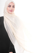 Macadamia Poly Chiffon Scarf