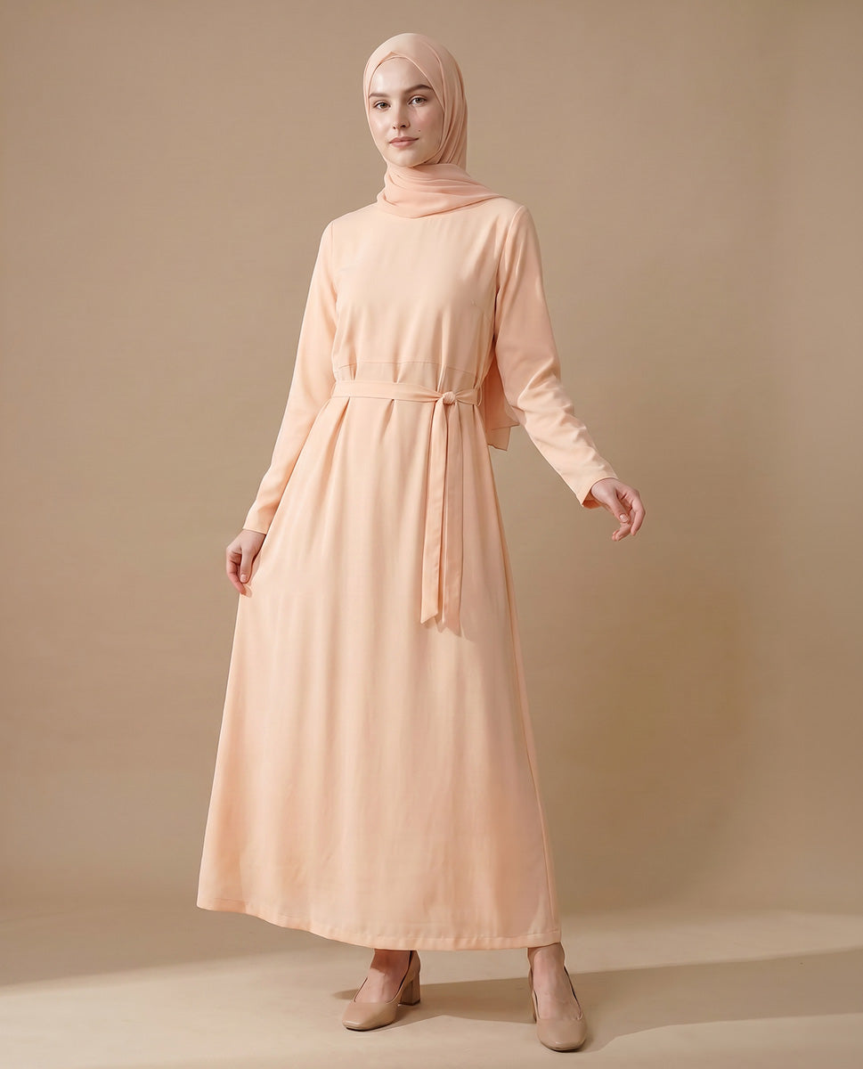 Everyday Budget Pink Closed Abaya