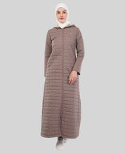 Urban Khaki Quilted Winter Jilbab