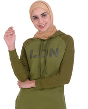 Green LDN Print Hoody