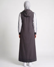 Skyline Contrast Detachable Hood Jilbab